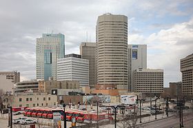 Vista do Centro de Winnipeg