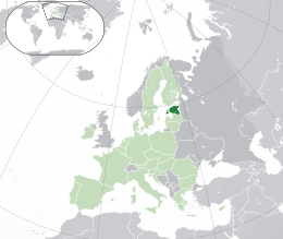 Estonia - Localizzazione