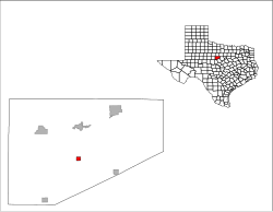 Location of Carbon, Texas