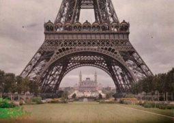 La Torre Eiffel e il Trocadéro (Parigi, 1912)