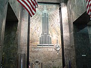 Lobby, Empire State Building, New York City. William F. Lamb, opened in 1931