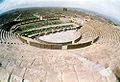 Vue du site de Timgad depuis le sommet du théâtre