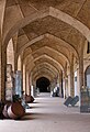 View of bazaar arcade flanking Ganjali Khan Square