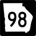 State Route 98 marker