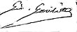 Signature de Giovanni Giolitti