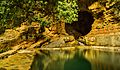 Grotte du chameau à Zegzel, région des Ayt Ourimech.