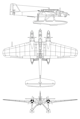 vue en plan de l’avion