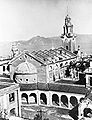 The Main Building in 1946, which had been seriously scarred and looted after the fall of Hong Kong