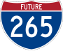 Future Interstate 265 marker