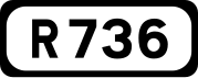 R736 road shield}}