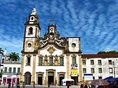 Basilica and Convent of Nossa Senhora do Carmo, Recife, built between 1665 and 1767.