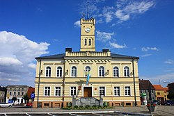 Town Hall in Krobia, seat of the gmina office