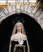 Virgen de los Dolores, conocida popularmente como "La Genovesa".