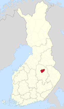 Location of Lapinlahti in Finland