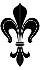 Stylized Lily used in heraldry