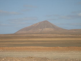 Vue du monte Grande, point culminant de Sal.