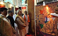 Narendra Modi at the inaugural National Handloom Day