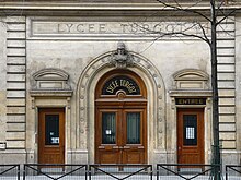 Description de l'image Paris_lycee_turgot_entree.jpg.