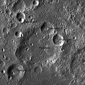 Снимок зонда Lunar Reconnaissance Orbiter.