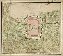 Plan de Haguenau en 1700