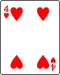 4 of hearts