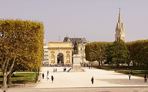 View with the Sainte-Anne Church.