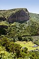 Rocha dos Bordões, un símbolo geológico de Flores.