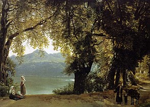 Lac d'Albano, avant 1825.