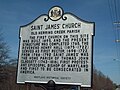 St. James' Parish Historic Marker, March 2010