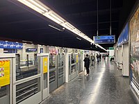 Line 13 platforms at Miromesnil