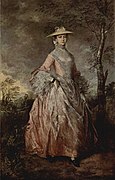 La condesa Howe, Thomas Gainsborough