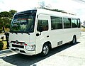 Toyota Coaster 4.ª generación en Panamá (Demo) primer país al cual se exportó