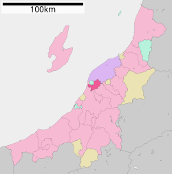 Location of Tsubame in Niigata Prefecture