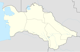 Asjabad ubicada en Turkmenistán