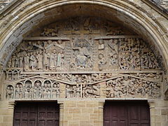 Le tympan de Sainte-Foy de Conques.