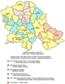 Election map of Vojvodina from 2008 - results of municipal elections.