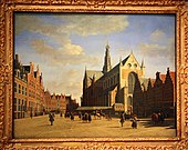 De Grote Markt (Haarlem) ヘリット・ベルクヘイデ, 1693