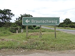 Wegweiser nach Braunschweig, Ostkap