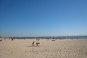 The neighborhood's namesake beach along the Atlantic Ocean