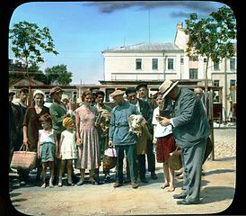 Брэнсон в Москве, 1930 или 1932 год.