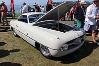 The 1953 Abarth 1100 Sport Ghia Coupé at the 2015 Pebble Beach Concours d'Elegance