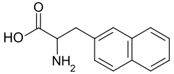 Strukturformel von 3-(2-Naphthyl)alanin