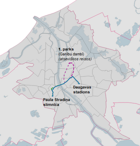 Parcours de la ligne 5.