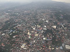 Antipolo city proper from air