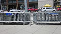 Pedestrian barricade photo