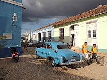 Calle del centro histórico de Trinidad