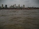 Large crowds at Girgaum Chowpatty during Ganesh immersion