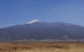 Cofre de Perote, un volcán en escudo en Veracruz.