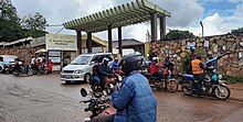 Entrance at Nsambya hospital.