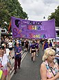 Banner auf der Europride in Wien 2019